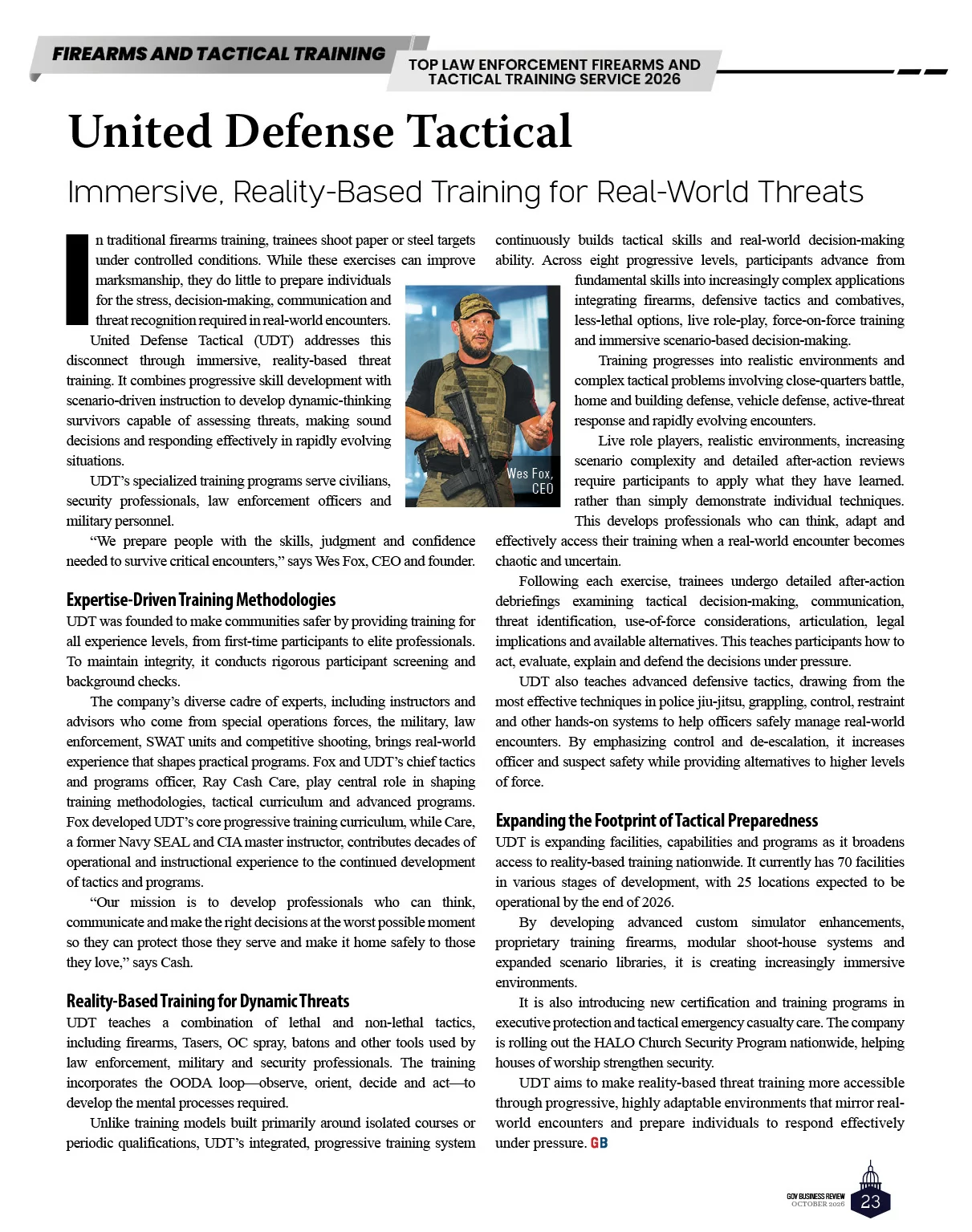  Firefighter Training | Gov Business Review